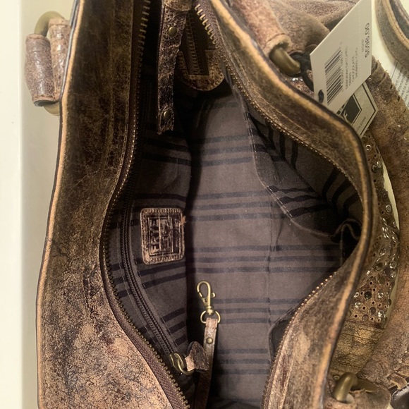 Frye Deborah Satchel & Medium Wallet Chocolate - Picture 7 of 8